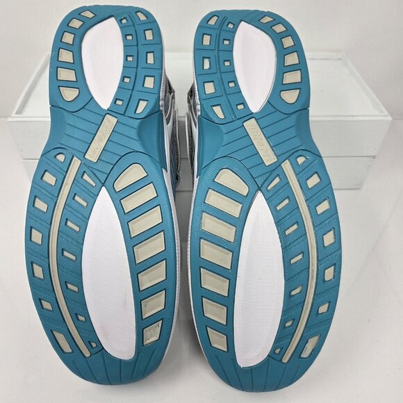 ORTHOFEET 973 Bio Fit Verve 11.5 Turquois Gel Tie-less Orthotic Comfort Sneakers - Picture 8 of 9
